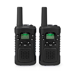 Pack de Talkie-Walkie - NEDIS - WLTK1050BK - Portée 10 km - 8 canaux - VOX
