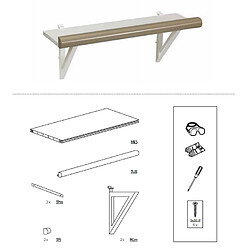 Kit 2 étagères pour abri de jardin - EVOET2 - HABRITA