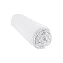 EASY DORT Drap housse Bambou - 90x140 cm - Blanc