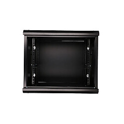 Avis Armoire rackable Extralink 9U 600x600 noire, fixation murale