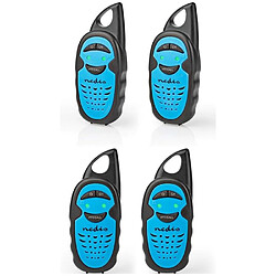 Ensemble talkie-walkie - NEDIS - 2 combinés - Portée 3 km - 3 canaux - CTCSS (1 sous-canal)