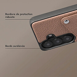 Acheter Selencia Coque Riva avec porte-cartes pour Samsung Galaxy S26 - Mocha Brown