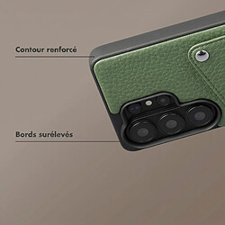 Selencia Coque Riva avec porte-cartes pour Samsung Galaxy S26 Ultra - Sage Green pas cher