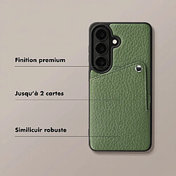 Avis Selencia Coque Riva avec porte-cartes pour Samsung Galaxy S26 - Sage Green