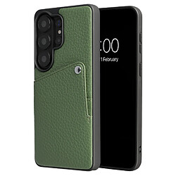 Selencia Coque Riva avec porte-cartes pour Samsung Galaxy S26 Ultra - Sage Green