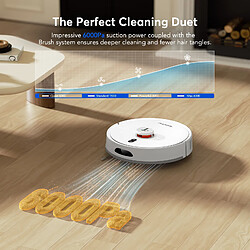 Acheter Aspirateur robot à vidage automatique TEENDOW D20s Max - 6000 Pa