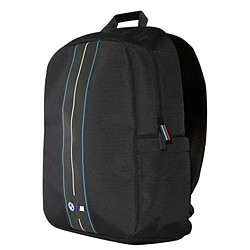 BMW Sac à Dos pour PC 16 pouces Imperméable Design Sport avec Poches Latérales Noir