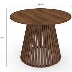 Acheter Idmarket Table à manger CARMEN 110 cm