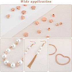 Acheter Perles à bijoux 1200 pièces étoiles cœurs fleurs pour bracelets colliers créations