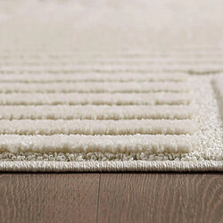 UnAmourDeTapis Un amour de tapis Noor - 240 x 340 cm - Crème pas cher