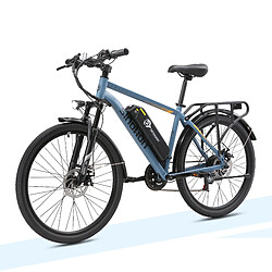 SINOHON Vélo Électrique 750W Autonomie 50km Batterie Amovible 48V12,5Ah 21 Vitesses Shimano 32km/h