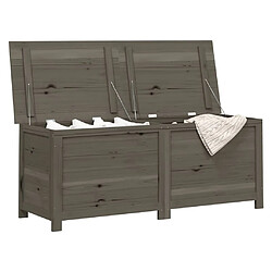 Avis vidaXL Boîte à coussins extérieur Anthracite 150x50x56 cm Sapin massif