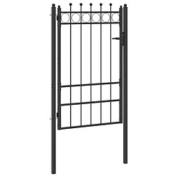Avis vidaXL Porte de Clôture HORST 100 x 150 cm métal Noir Verrouillable