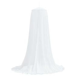 vidaXL Filet anti-moustiques pour lit 156 mailles 3 pcs Blanc