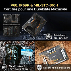 Tablette Tactile Incassable OUKITEL RT84G 12Go+256Go 11" Android 14 20000mAh 48MP Noir pas cher