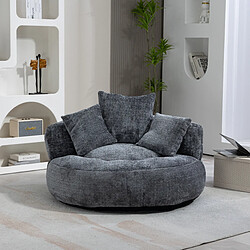 Avis ByteLike Canapé boule rond chenille gris