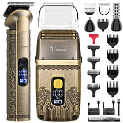 Hatteker 4-en-1 Tondeuse Cheveux et Rasoir pour Homme