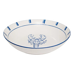Secret De Gourmet Lot de 6 Assiettes Creuses Océania 20cm Bleu