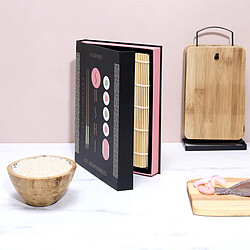 Paris Prix Coffret Sushi 4 Pièces Livre 27cm Noir pas cher