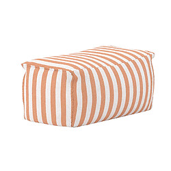 Paris Prix Pouf de Jardin en Tissu Redang 75cm Orange