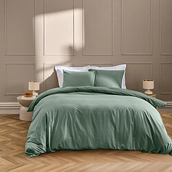 Paris Prix Parure de Lit 3 Pièces Linella 240x220cm Sauge