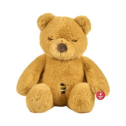 Paris Prix Peluche Animée Ourson Ronfleur 25cm Marron