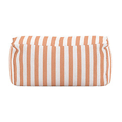 Paris Prix Pouf de Jardin en Tissu Redang 75cm Orange