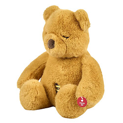 Paris Prix Peluche Animée Ourson Ronfleur 25cm Marron