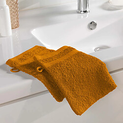 Acheter Douceur D'Interieur Lot de 2 Gants de Toilette Tendresse 15x21cm Jaune Curry