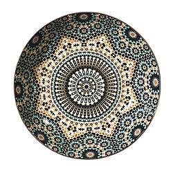 Paris Prix Lot de 6 Assiettes Creuses Noura 20cm Multicolore