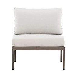 Paris Prix Module Canapé de Jardin Copacabana 74cm Marron