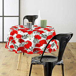 Acheter Douceur D'Interieur Nappe Ronde Occitanie 160cm Rouge