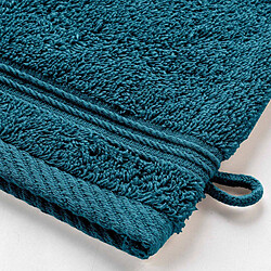 Avis Douceur D'Interieur Lot de 2 Gants de Toilette Tendresse 15x21cm Bleu Indigo