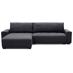 Paris Prix Canapé d'Angle Convertible Marcus 292cm Noir