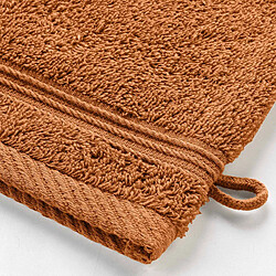 Avis Douceur D'Interieur Lot de 2 Gants de Toilette Tendresse 15x21cm Caramel