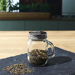 Avis The Home Deco Factory Salière Poivrière en Verre Jar 8cm Transparent