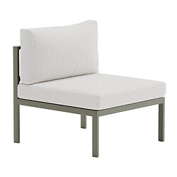 Paris Prix Module Canapé de Jardin Bouclette Copacabana 74cm Marron