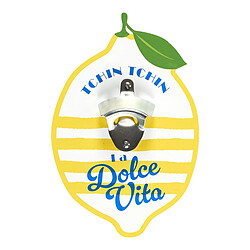 Paris Prix Décapsuleur Mural Dolce Vita 26cm Jaune