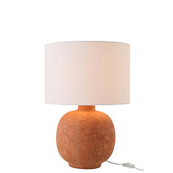 Paris Prix Lampe à Poser en Céramique Balle 57cm Terracotta