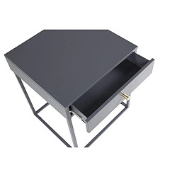Paris Prix Table de Chevet 1 Tiroir Bakal 50cm Gris