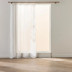 Paris Prix Rideau Voilage à Anneaux Lignis 140x240cm Blanc