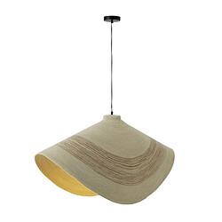 Paris Prix Suspension en Jonc de Mer Galene 100cm Naturel & Orange