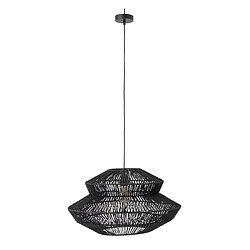 Paris Prix Suspension Design Corde 60cm Noir