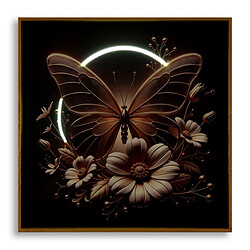 Mauro Ferretti Paris prix Tableau LED Butterfly - 50 x 50 cm pas cher