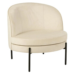 Paris Prix Fauteuil Uni Joshua 70cm Blanc Cassé
