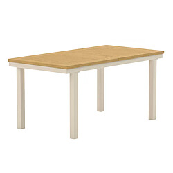 Paris Prix Table de Jardin Extensible Panama 160-240cm Naturel & Beige