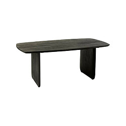 Avis Mes Table à manger 190x100x76 cm en bois d'acacia noir