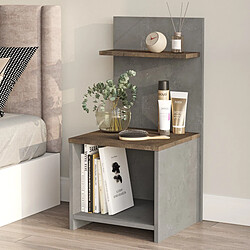 Paris Prix Table de Chevet Design Darla 90cm Anthracite
