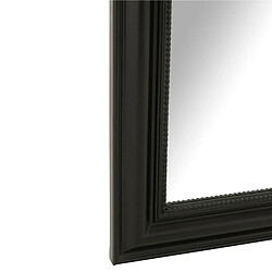 Mes Miroir mural à moulures 87x11x144 cm en bois noir pas cher