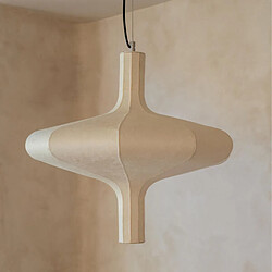 Paris Prix Suspension en Papier Naturel 60cm Beige